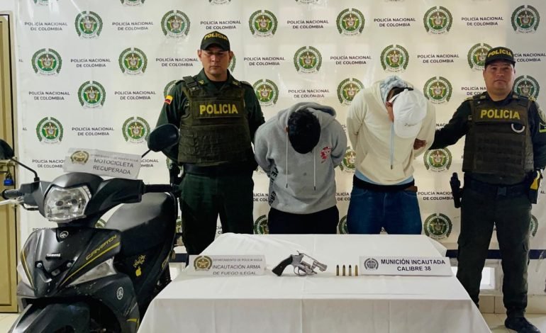 Comunidad de Pitalito frustró un robo y ayudó a capturar a dos atracadores armados