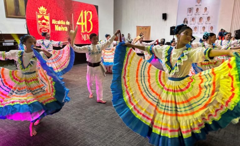 Neiva vibró con el color, ritmo y alegría del XXII Encuentro Nacional Infantil de Danza Folclórica