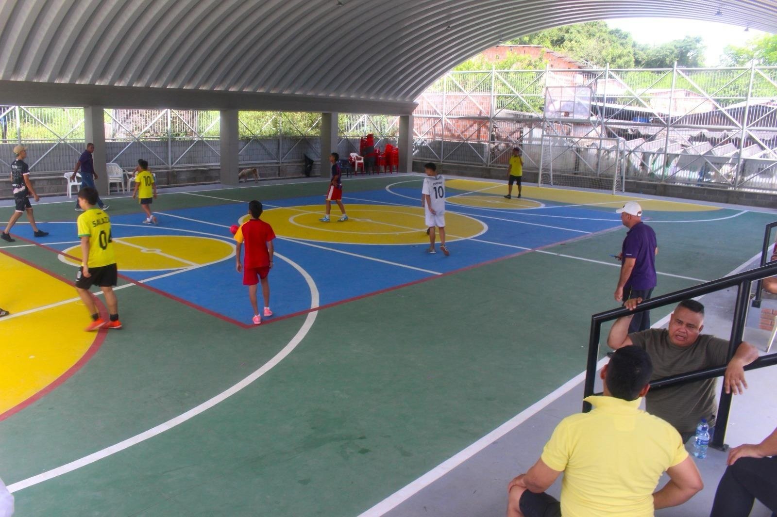Ecopetrol entregó nuevo polideportivo en el corregimiento de Guacirco, Neiva