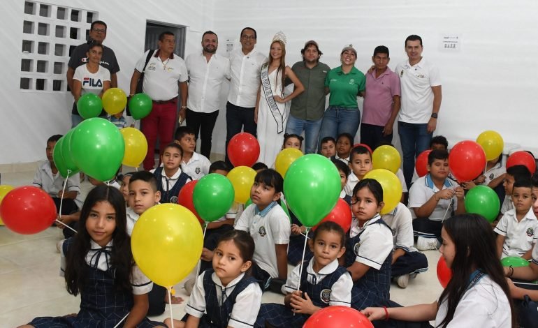 Niños y niñas de El Venado estrenan escuela renovada gracias a la Alcaldía de Neiva