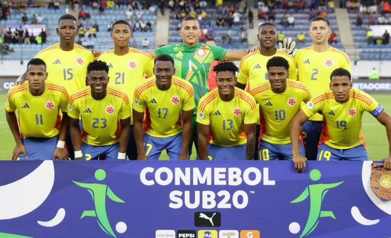 Calendario confirmado: rivales, horarios y sede de Colombia en el Mundial Sub-20 de Chile 2025