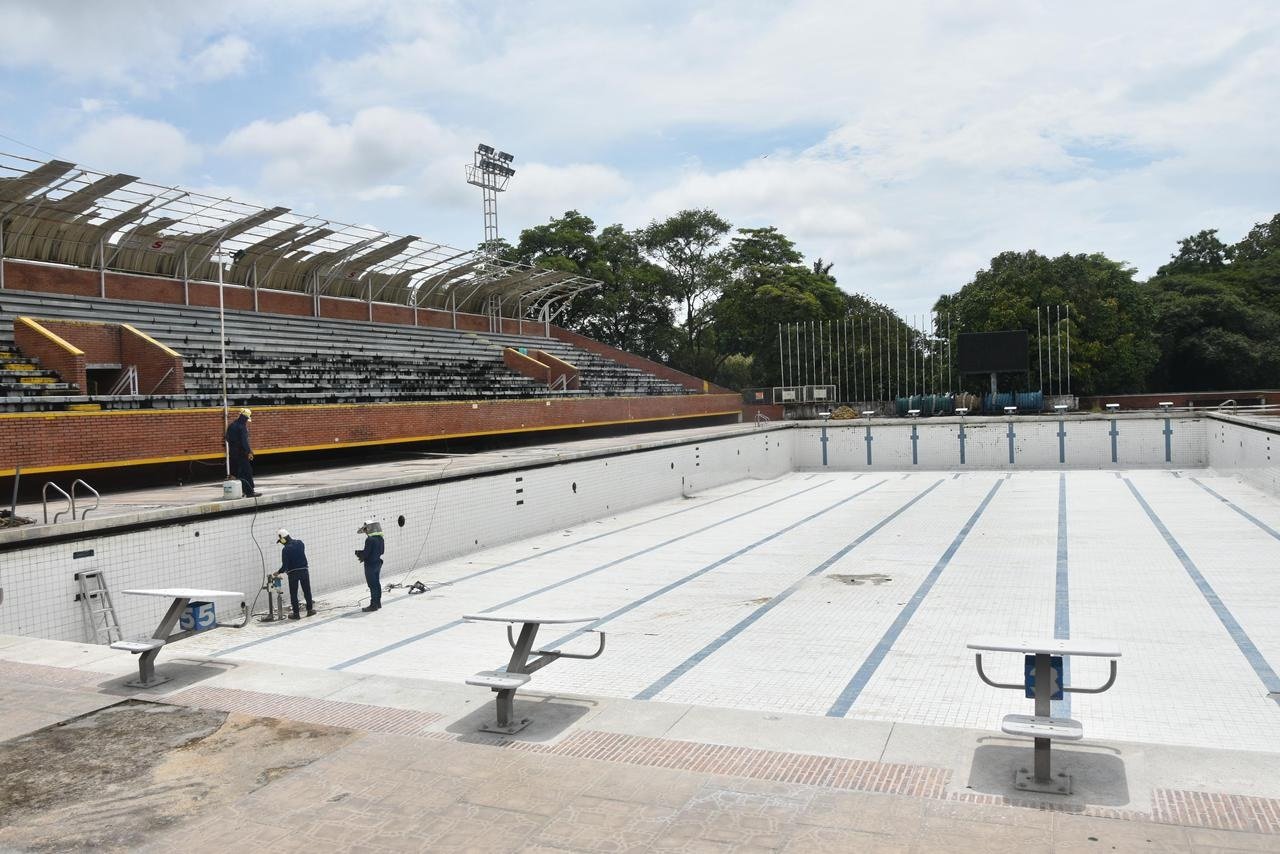 Casagua ratificó recursos para la renovación de las piscinas de la Villa Olímpica