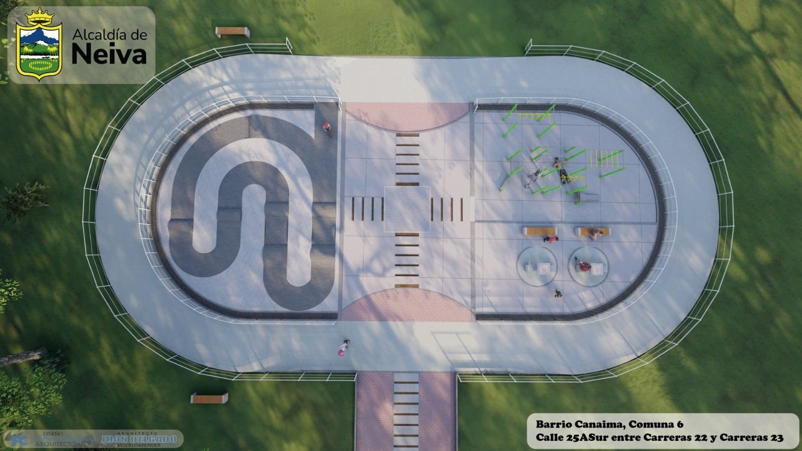 Casagua impulsa nuevos escenarios deportivos en las comunas 6 y 10