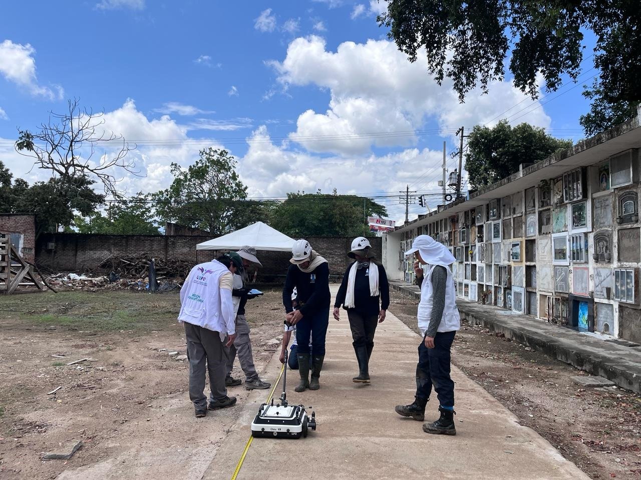 La Unidad de Búsqueda brinda garantías para la reconstrucción del Monumento 14 del Cementerio Central de Neiva