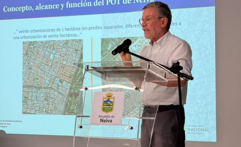 Neiva avanza en la construcción del Plan de Ordenamiento Territorial (POT)