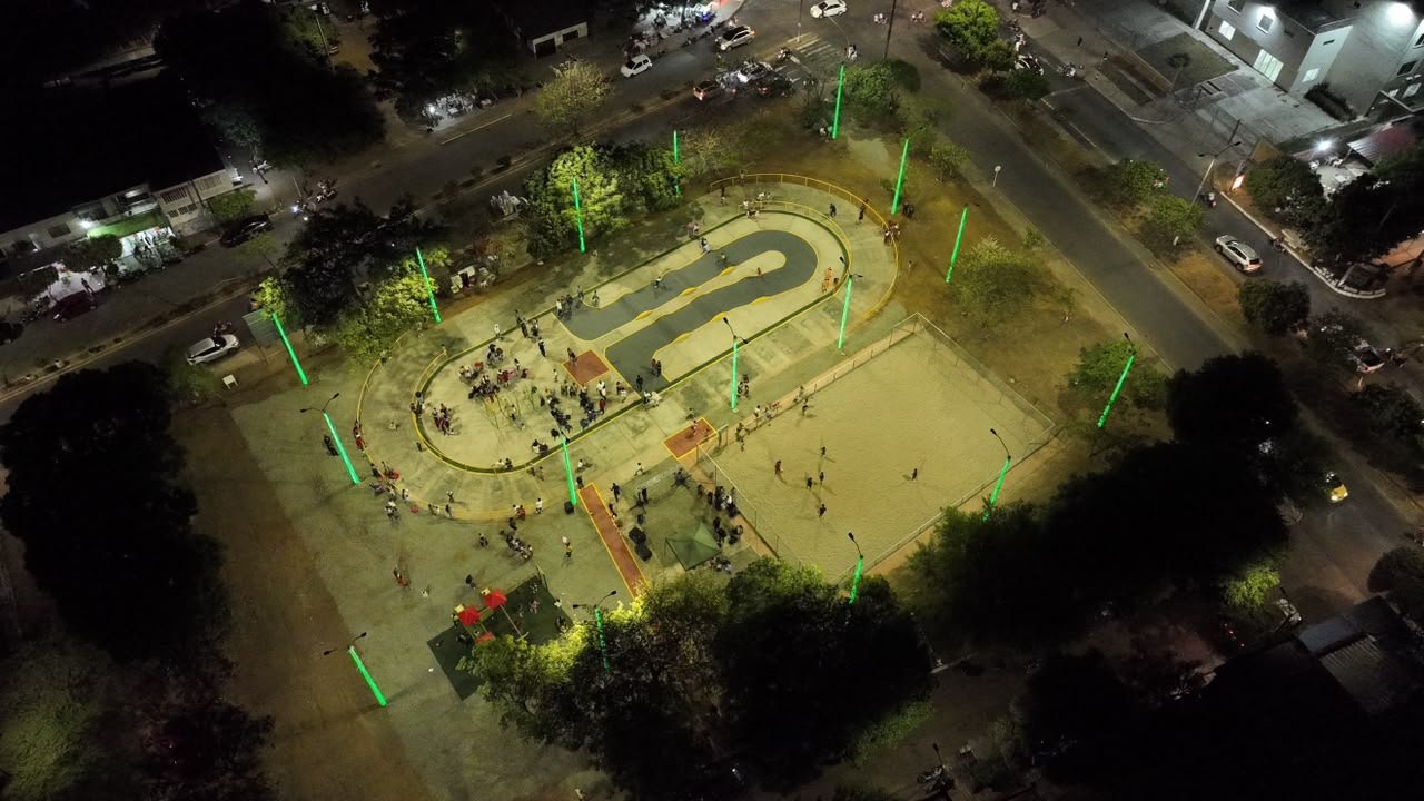 Comuna 10 estrena escenario deportivo en Neiva, gracias a la gestión del alcalde Casagua