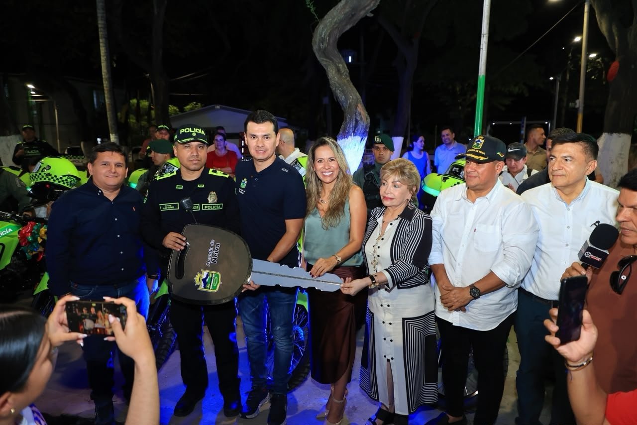 Alcalde Casagua fortalece la seguridad de Neiva: van 50 motos y 12 patrullas, la mayor inversión de la historia de la ciudad